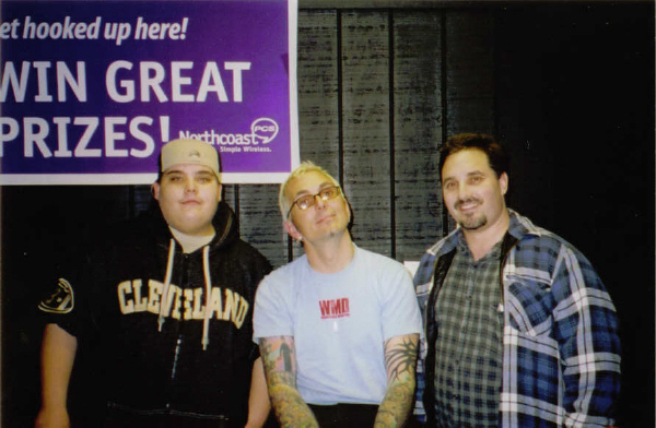 Anthony, Art Alexakis and Myself / Just hangin out.